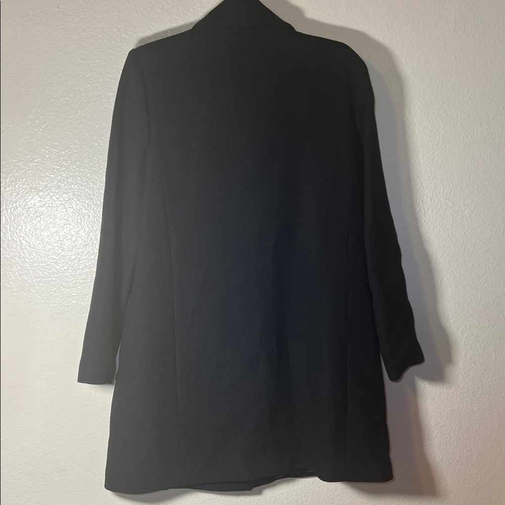 Mango pea coat wool blend Black Double-Breasted size M - Picture 2 of 14